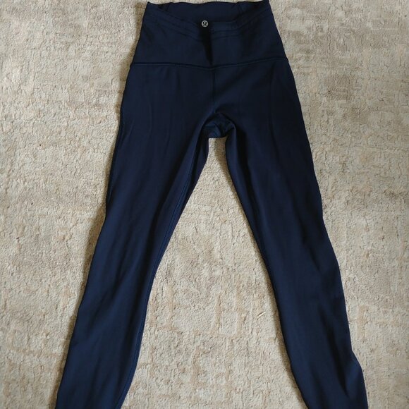 Lululemon Train Times 7/8 Pant 25" True Navy Size 4 - Picture 3 of 12